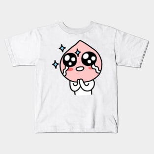 KakaoTalk Friends Apeach (Happy in Tears) Kids T-Shirt